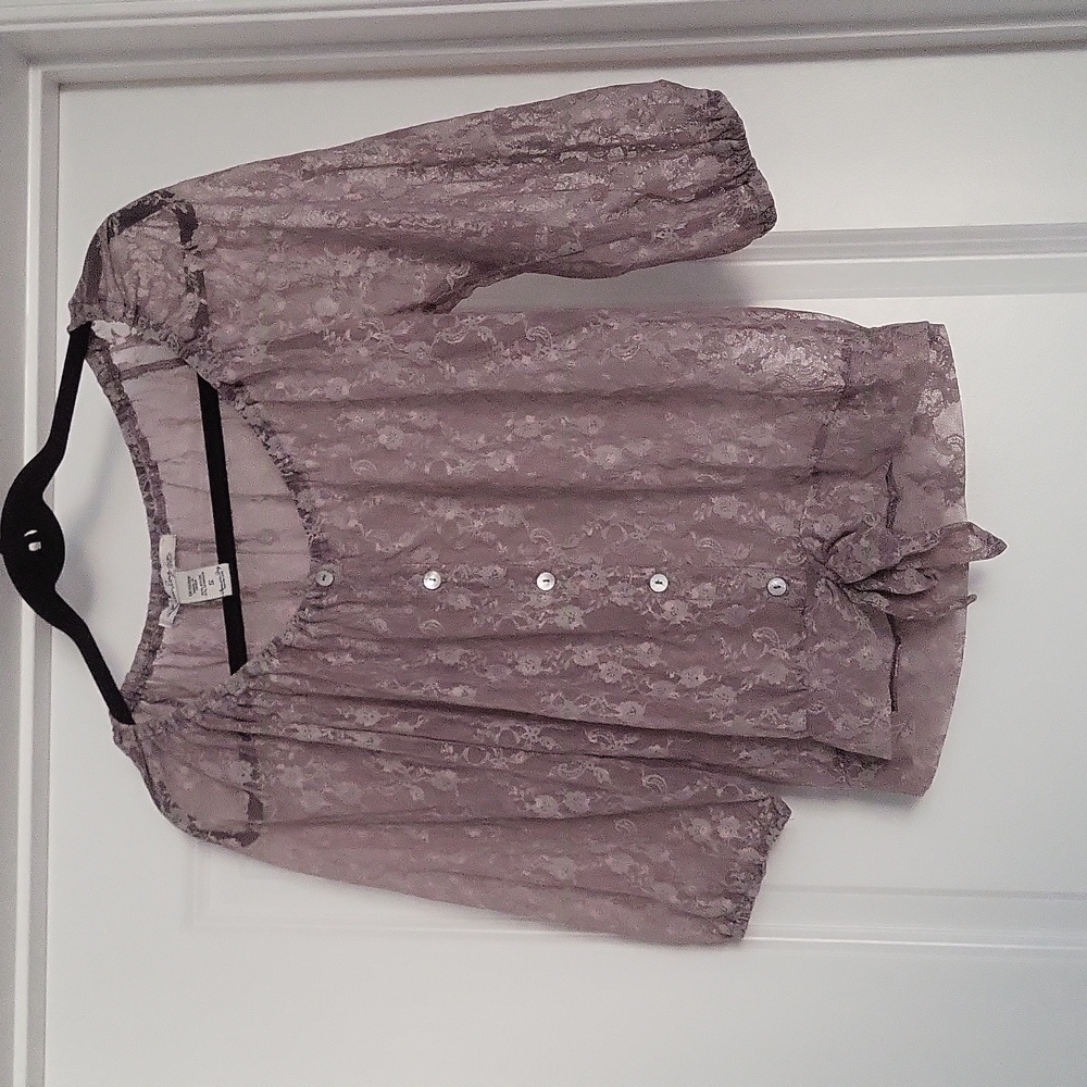 American Rag Lace Blouse Top size small